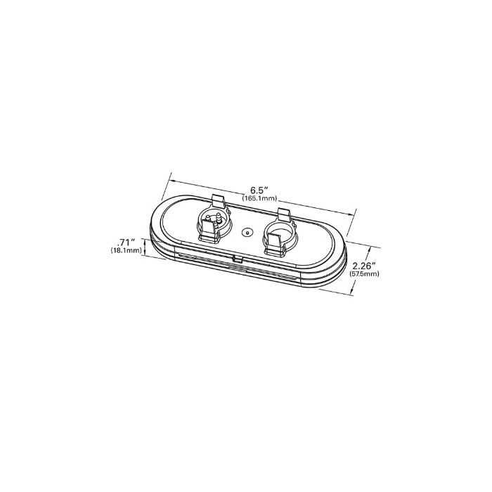 LED Stop, Turn, Tail Light for Knapheide PGN Platforms 12256459