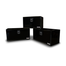 Westward WESTWARD Tool Box, Plastic, Steel, Black, 16 in W x