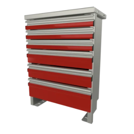 Red CTech 6 Drawer Unit KNAP 20192662 - Knapheide Parts