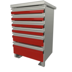 CTech 18" Wide 6 Drawer Unit