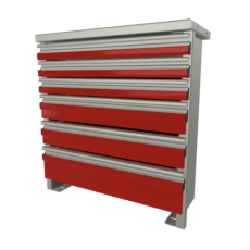 CTech 28" Wide 6 Drawer Unit