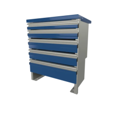 CTech 5 Drawer Unit Royal 