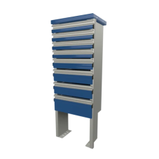 CTech 8 Drawer Unit Royal 