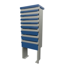 CTech 8 Drawer Unit Royal 