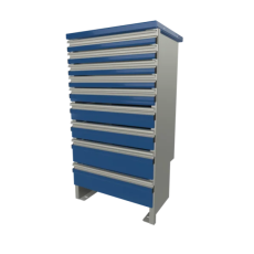 CTech 9 Drawer Unit Royal 