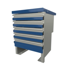 CTech 5 Drawer Unit Royal 