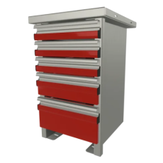 CTech 14" Wide 5 Drawer Unit