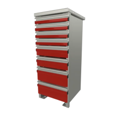 CTech 16.5" Wide 8 Drawer Unit