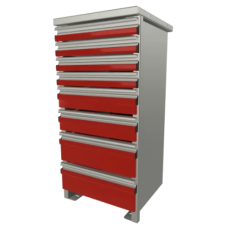 CTech 19" Wide 8 Drawer Unit 