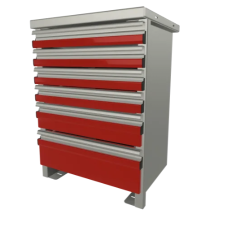 CTech 20" Wide 6 Drawer Unit