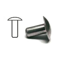 Box Van Solid Aluminum Rivet 3/16" x 3/8"