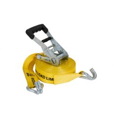 Buyers Commercial Grade Ratchet Strap with Double J Hooks