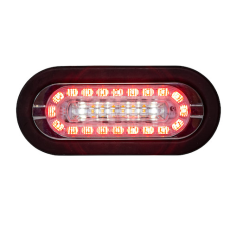 Buyers Combination 6 Inch Led Stop/Turn/Tail, Backup, And Amber Strobe Light