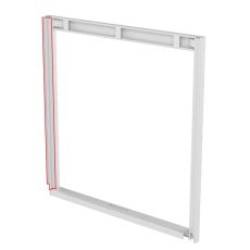 Box Van Rear Curb Side Corner Post Filler for 102"H