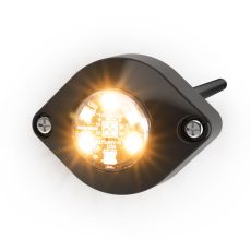 Ecco 2-Bolt Hide-A-LED Amber Directional LED