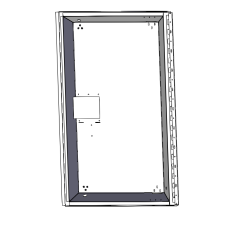 KC Underlap Rear Door Assembly NXG without Glass