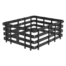 Stake Rack Set 40" H x 8' W x 9'3" L