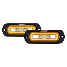 Rigid Industries Off-Road Spreader Pod Amber Halo Flush Mount Pair