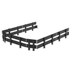 Stake Rack Set 15" H x 8' W x 9'6" L for PGT