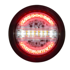 Buyers Combination 4 Inch Led Stop/Turn/Tail, Backup, And Amber Strobe Light