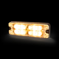ECCO 24 LED Amber Directional Warning Light 3.3"