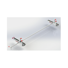 Weatherguard EZGlide2™ Dual Drop Down Ladder Rack Kit, Extended Mid/High Roof