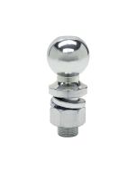 Buyers 2 Inch Chrome Hitch Ball With 1 Inch Shank Diameter x 2-3/4 Inch Long