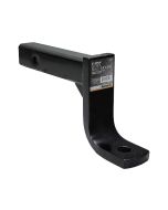 Buyers 2 Inch Ball Mount With 6 Inch Drop x 10 Inch Long Tube Black