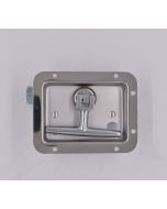 Stainless Steel Twist Latch Curb Side Improved Security with lock cylinder adapter